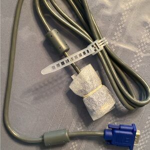 NWOT Gray and Blue DVI Cable (Digital Visual Interface) connects PC and monitor